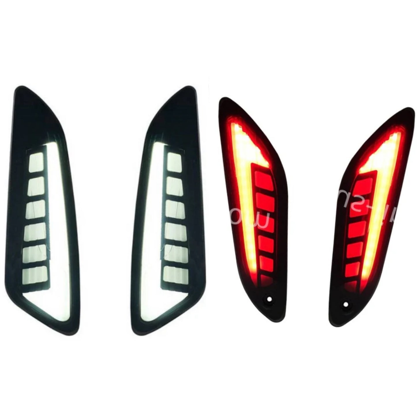 Vespa sprint/primavera knipperlicht set smoke Alpha LED matrix