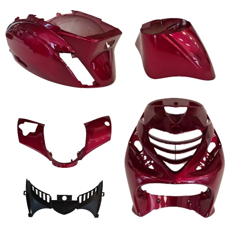 Piaggio zip kappenset zip sp 5 delig - Candy red -