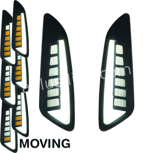 Vespa sprint/primavera knipperlicht set smoke Alpha LED matrix