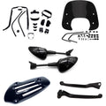 Vespa Sprint Styling Set Glans Zwart – Pakket 2