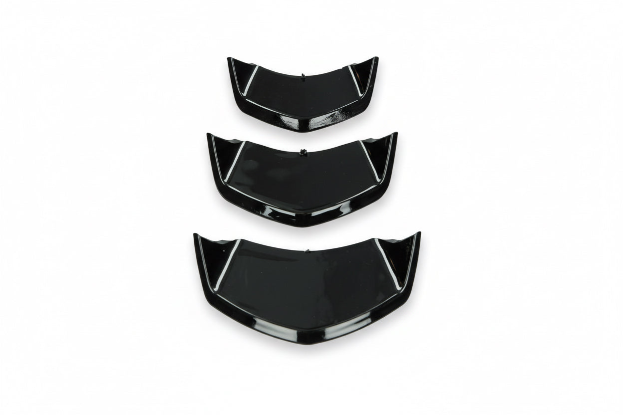 Vespa sprint/primavera claxon sierstrip glans zwart