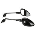 Vespa spiegel set glans zwart lang