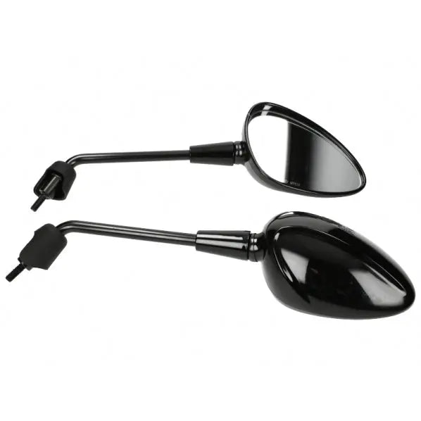 Vespa spiegel set glans zwart lang