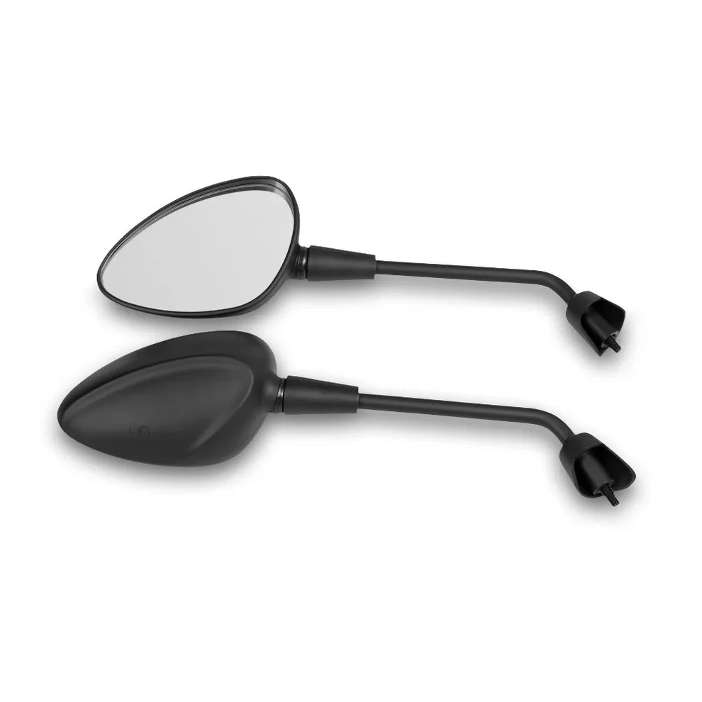 Vespa spiegel set mat zwart lang