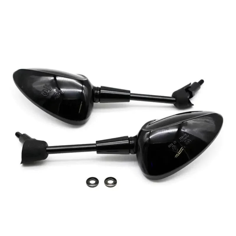 Vespa spiegel set glans zwart kort