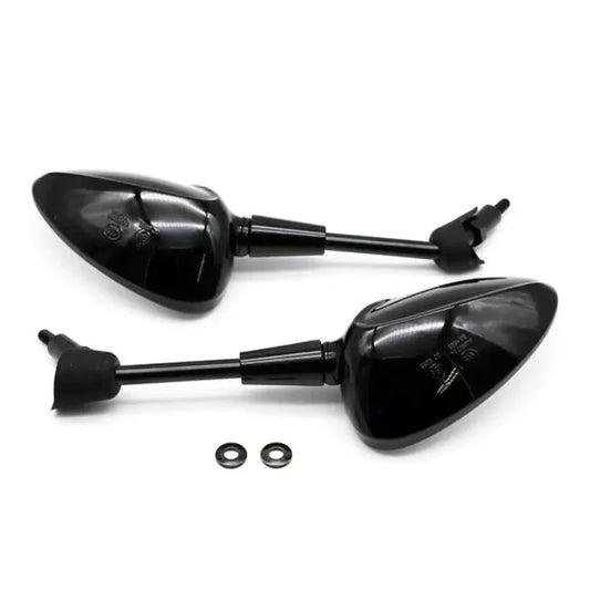 Vespa spiegel set glans zwart kort