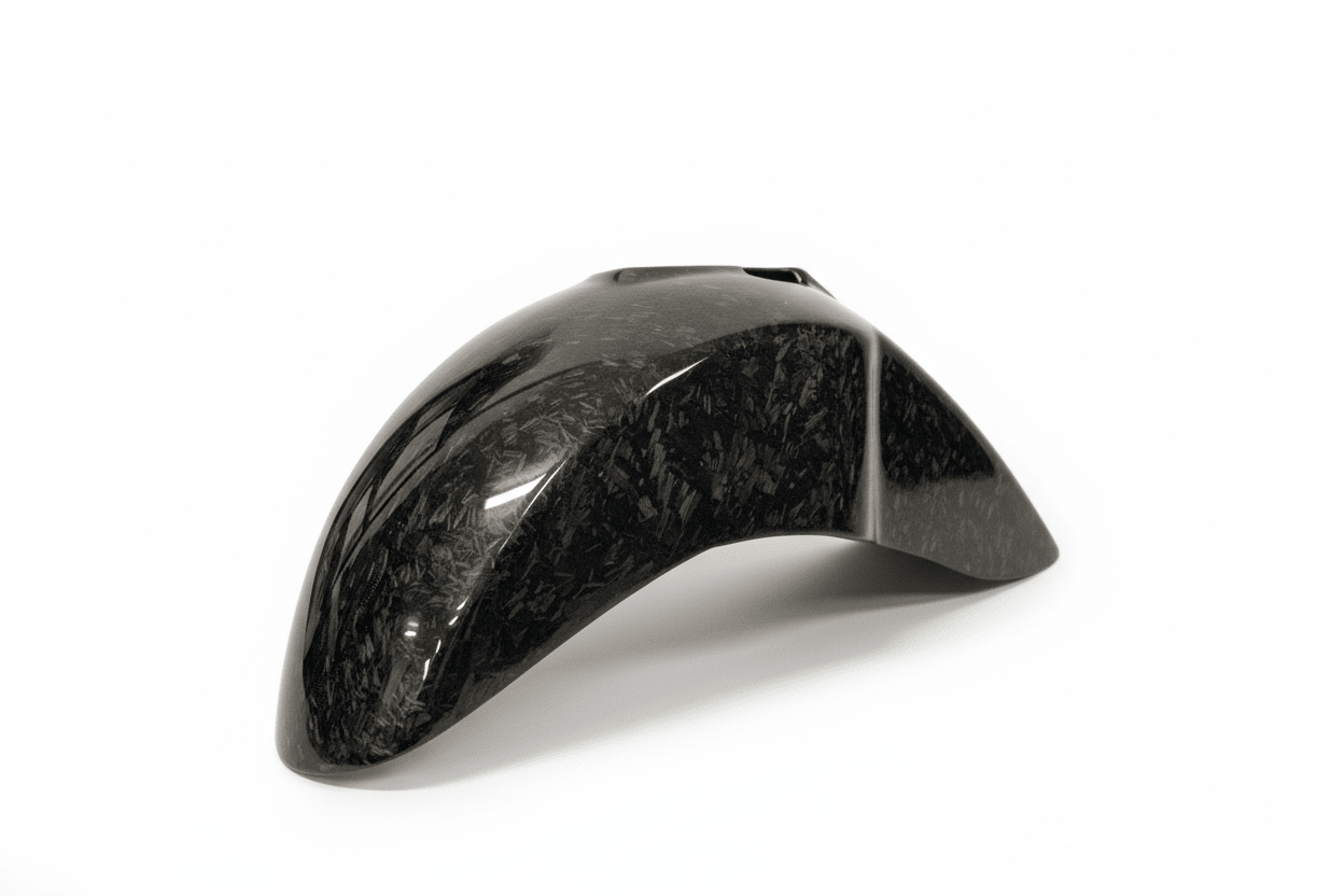 Vespa sprint/primavera voorspatbord forged carbon